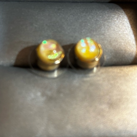 Nordstrom Shimmering Opalescent Round Earrings - Picture 4 of 7